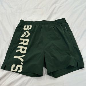 Barrys green lined shorts
